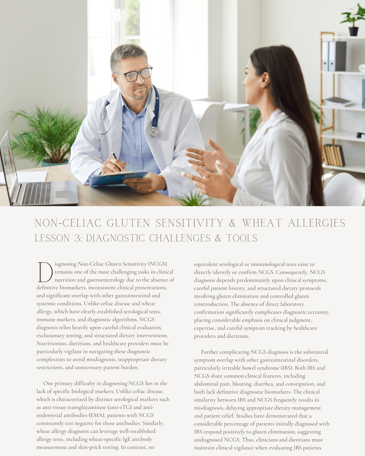 Beyond Celiac: Advanced Strategies for Managing Non-Celiac Gluten Sensitivity and Wheat Allergies - Dietitian CPE Continuing Professional Education, 9 CPEU [All Dietitians]