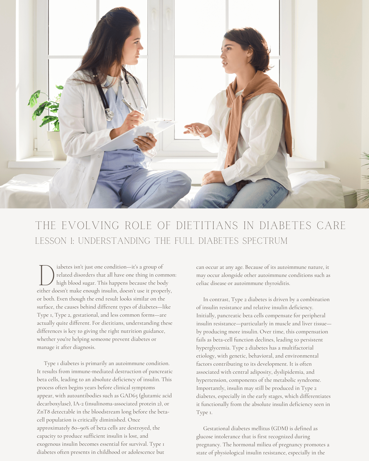 From Prevention to Practice: The Evolving Role of Dietitians in Diabetes Care - Dietitian CPE Continuing Professional Education, 10 CEU [All Dietitians]