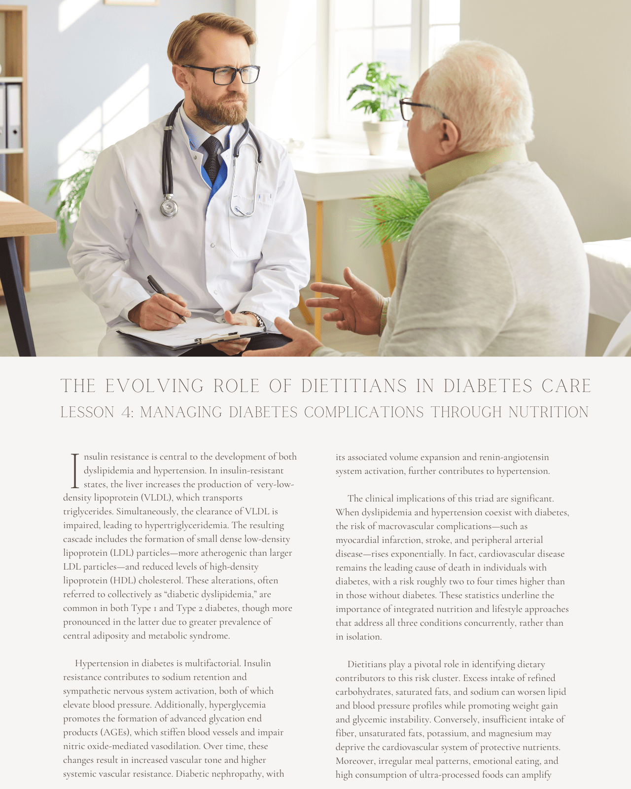 From Prevention to Practice: The Evolving Role of Dietitians in Diabetes Care - Dietitian CPE Continuing Professional Education, 10 CEU [All Dietitians]