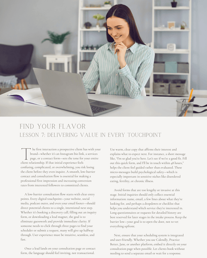 Find Your Flavor: A Modern Guide to Establishing Your Specialty and Personal Branding - Dietitian CPE Continuing Professional Education, 15 CEU [All Dietitians]