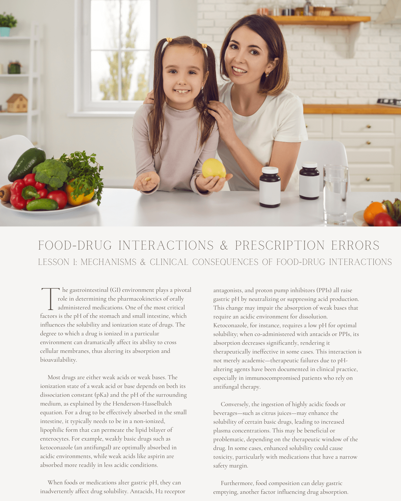 Food-Drug Interactions & Prescription Errors: How Nutrition Affects Medication Safety - Dietitian CPE Continuing Professional Education, Medical Errors, 2 CEU [All Dietitians]