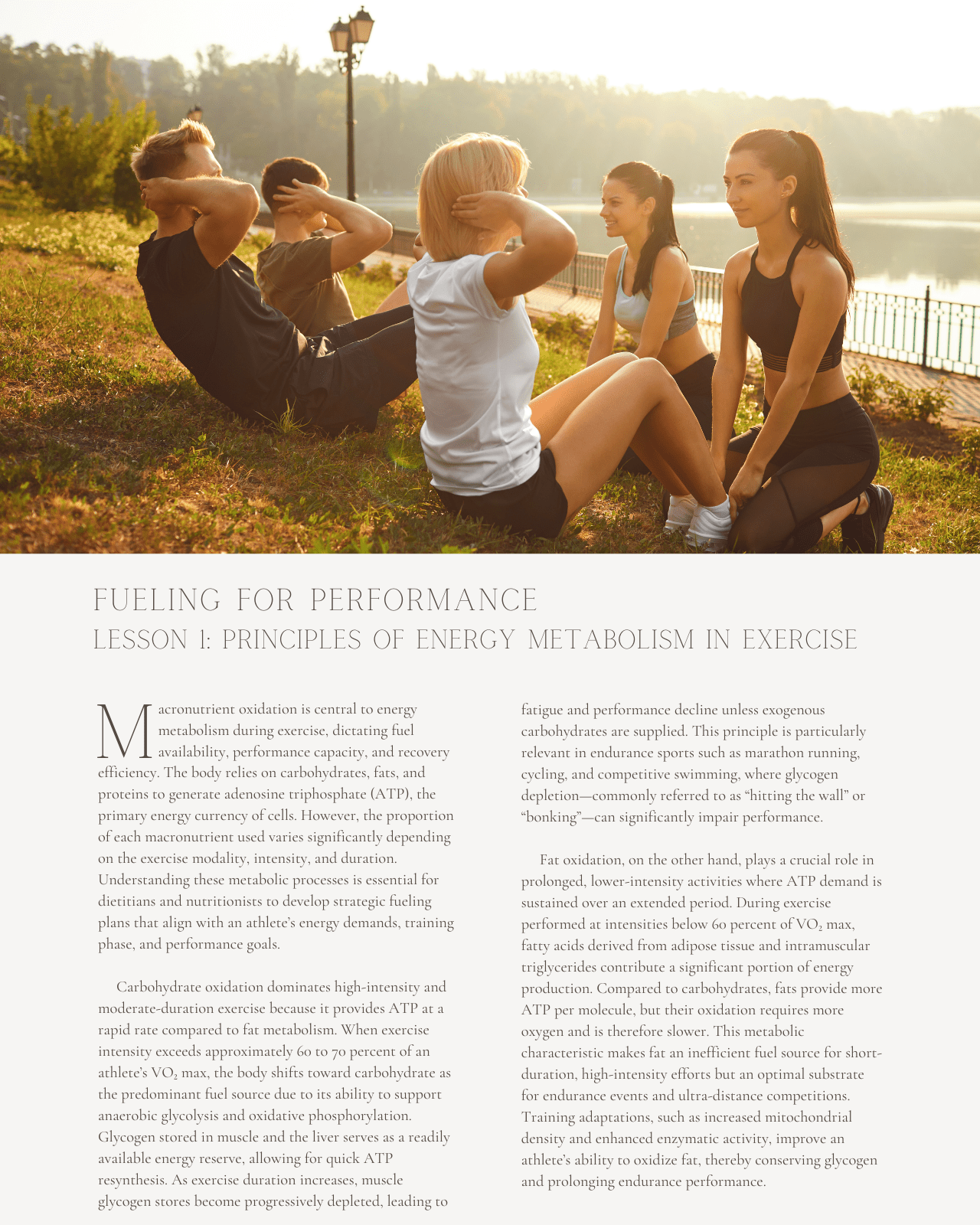 Fueling for Performance: Pre, During, and Post-Workout Nutrition - Dietitian CPE Continuing Professional Education, 8 CPEU [All Dietitians]