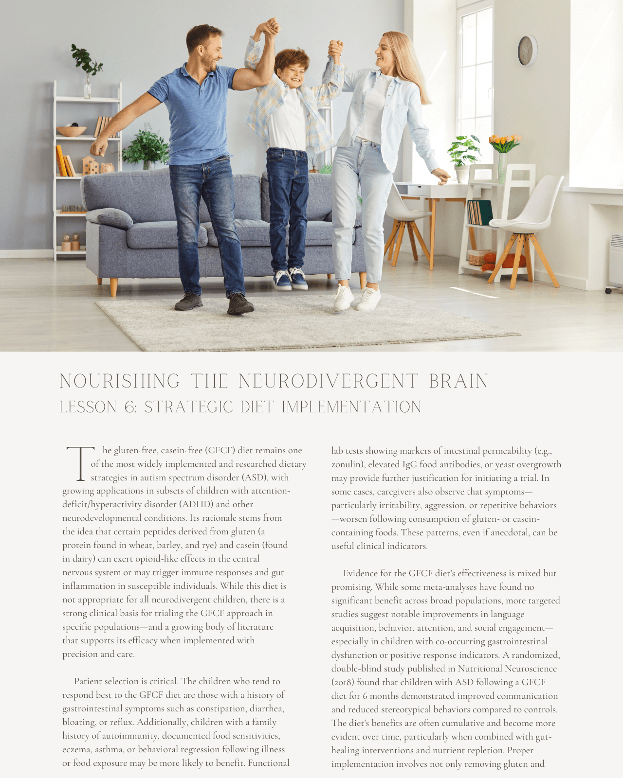 Nourishing the Neurodivergent Brain: Functional Nutrition for ADHD and Autism - Dietitian CPE Continuing Professional Education, 9 CEU [All Dietitians]
