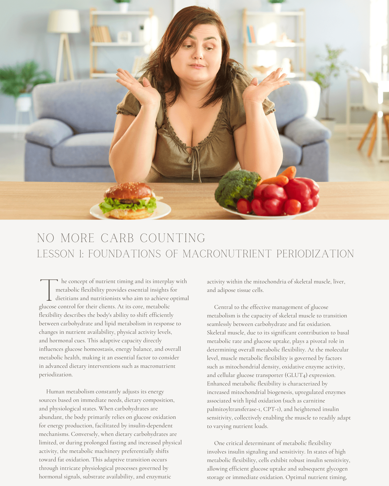 No More Carb Counting: Optimizing Glucose Control with Macronutrient Periodization - Dietitian CPE Continuing Professional Education, 10 CPEU [All Dietitians]