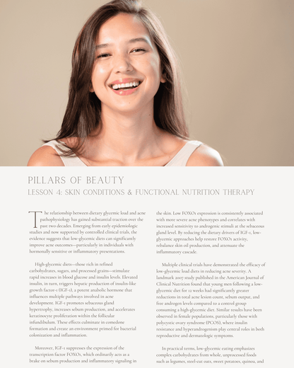 Pillars of Beauty: Nutrition Essentials for Skin, Hair & Nails - Dietitian CPE Continuing Professional Education, 12 CPEU [All Dietitians]