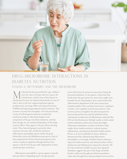 Pills and Plates: Drug-Microbiome Interactions in Diabetes Nutrition - Dietitian CPE Continuing Professional Education, 9 CE Hours [All Dietitians]