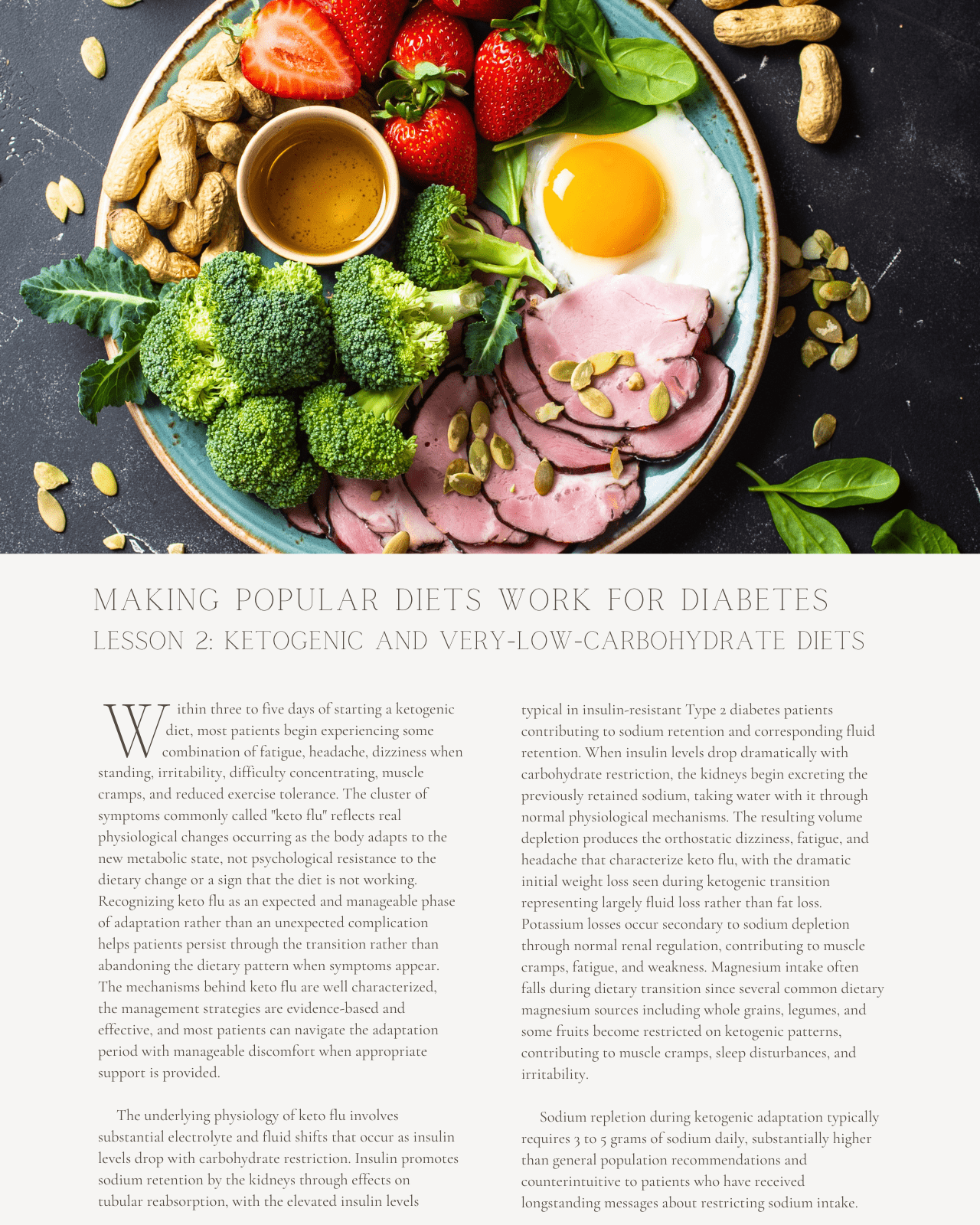 Making Popular Diets Work for Diabetes: A Practical Guide to Adapting Paleo, Vegan, Keto, and More - Dietitian CPE Continuing Professional Education, 6 CE Hours [All Dietitians]