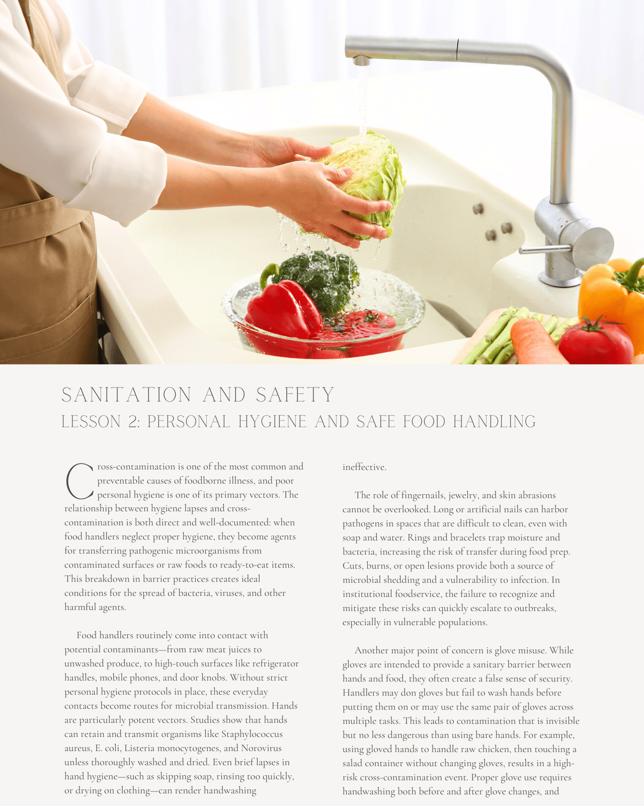 Sanitation and Safety: Standards for Food, Facilities, and Clients - Dietitian CPE Continuing Professional Education, 9 CE Hours [All Dietitians]