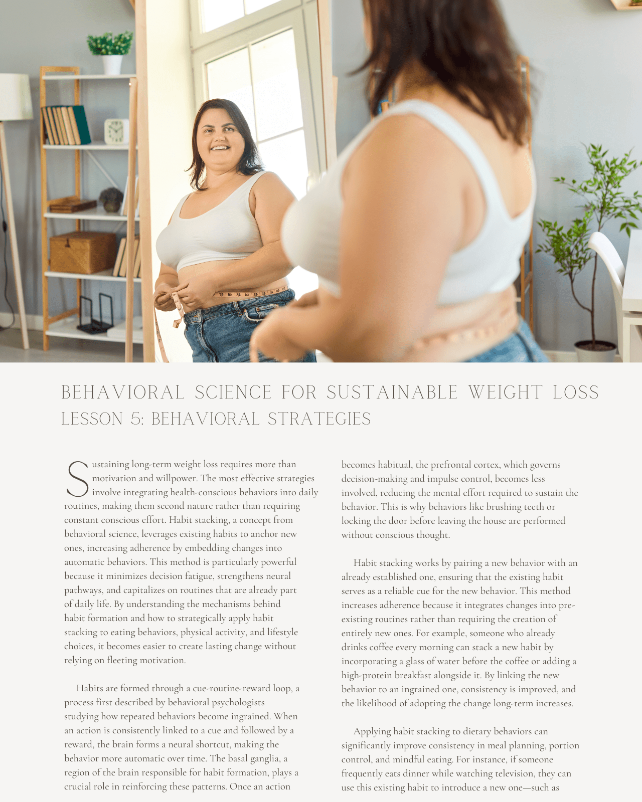Think, Eat, Thrive: Behavioral Science for Sustainable Weight Loss - Dietitian CPE Continuing Professional Education, 10 CPEU [All Dietitians]