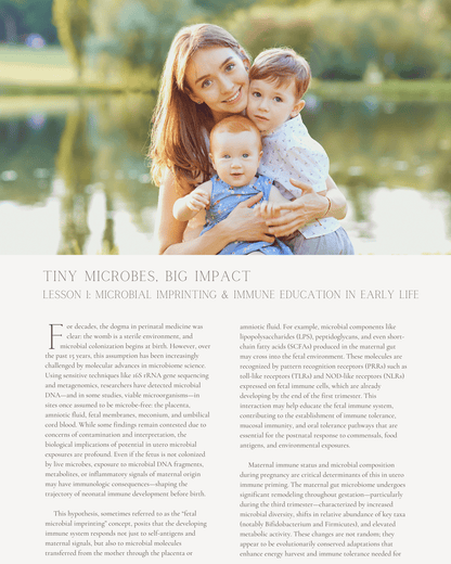 Tiny Microbes, Big Impact: The Microbiome's Role in Childhood Allergies, Asthma and Autoimmunity - Dietitian CPE Continuing Professional Education, 8 CEU [All Dietitians]