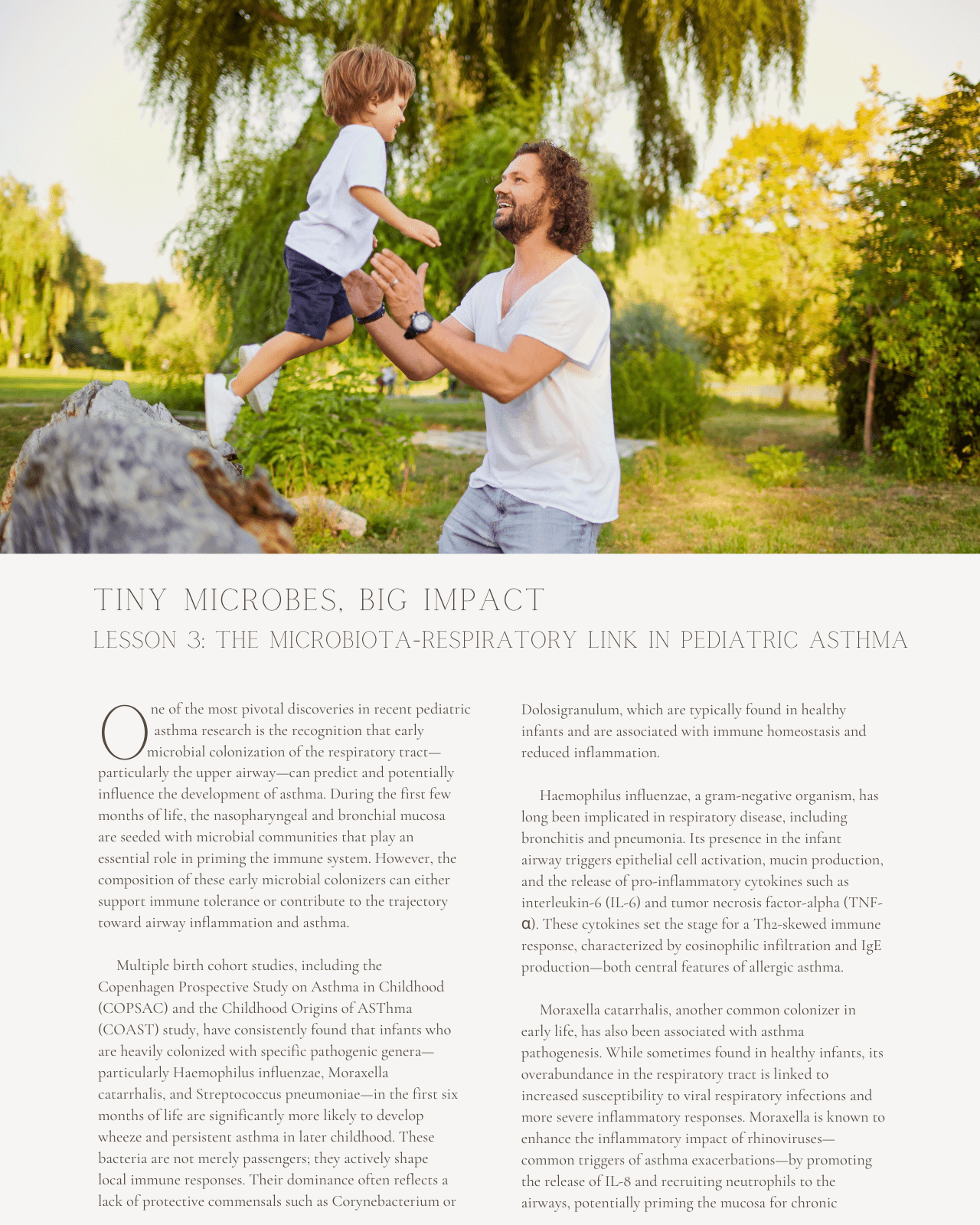 Tiny Microbes, Big Impact: The Microbiome's Role in Childhood Allergies, Asthma and Autoimmunity - Dietitian CPE Continuing Professional Education, 8 CEU [All Dietitians]