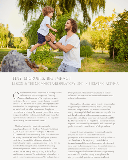 Tiny Microbes, Big Impact: The Microbiome's Role in Childhood Allergies, Asthma and Autoimmunity - Dietitian CPE Continuing Professional Education, 8 CEU [All Dietitians]