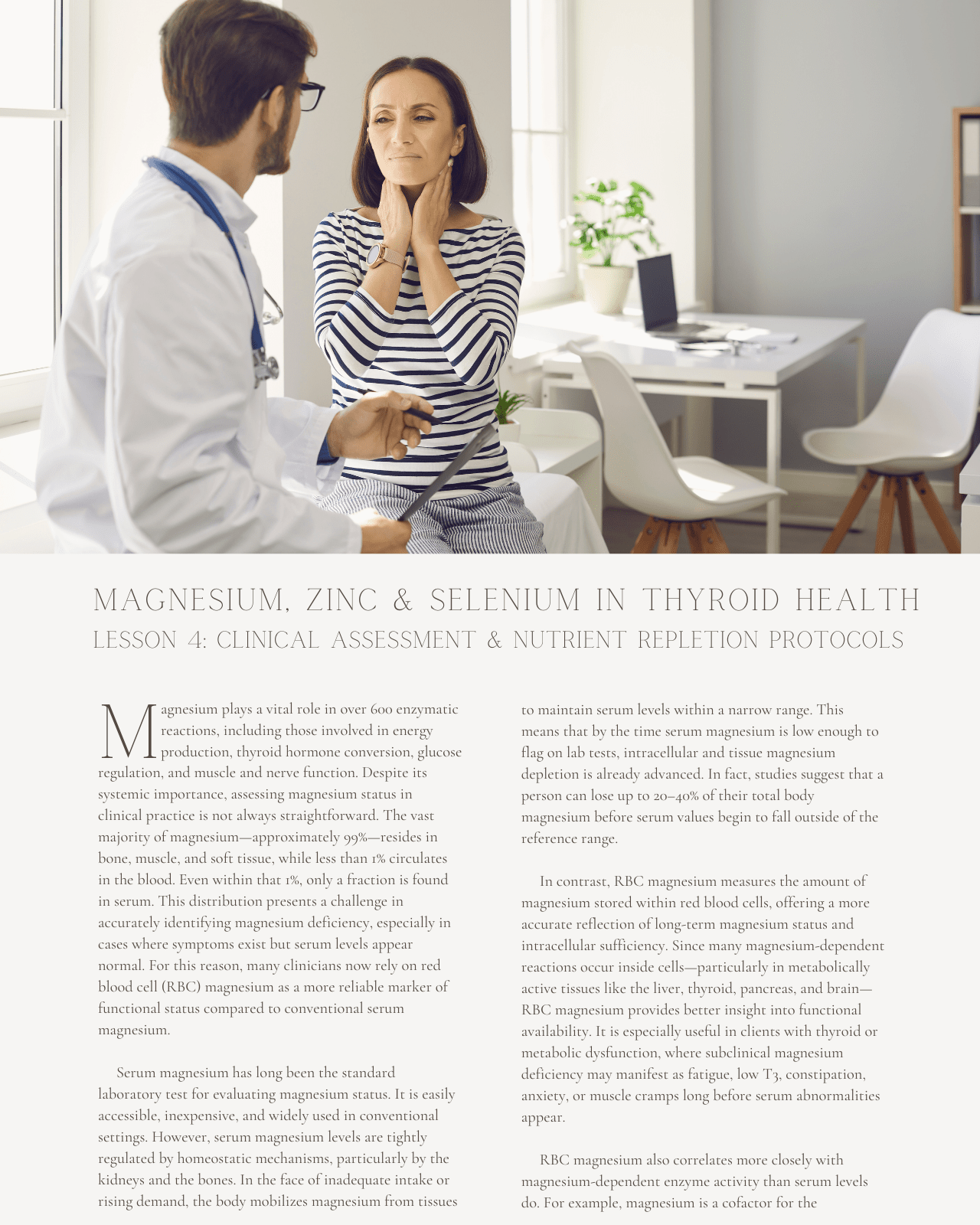 Trace Minerals, Big Impact: Magnesium, Zinc & Selenium in Thyroid Health - Dietitian CPE Continuing Professional Education, 10 CPEU [All Dietitians]