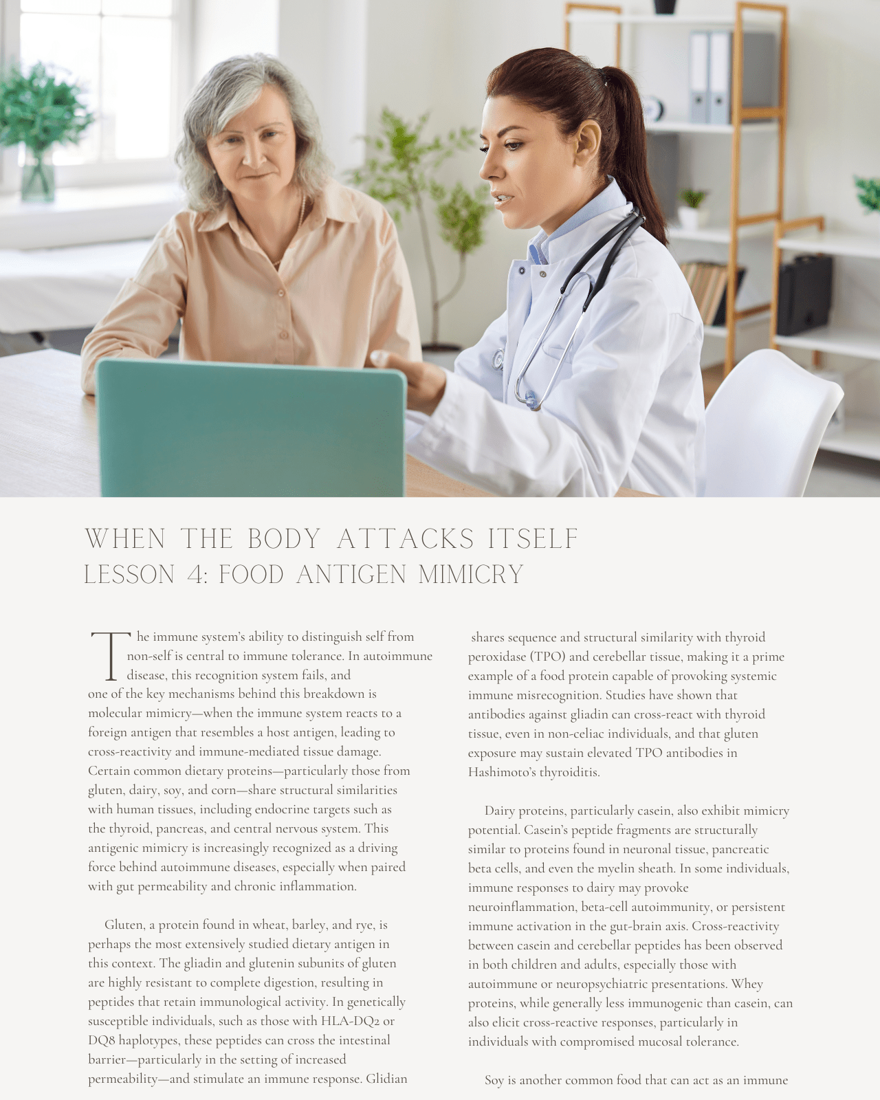 When the Body Attacks Itself: Molecular Mimicry and the Mystery of Autoimmunity - Dietitian CPE Continuing Professional Education, 10 CPEU [All Dietitians]
